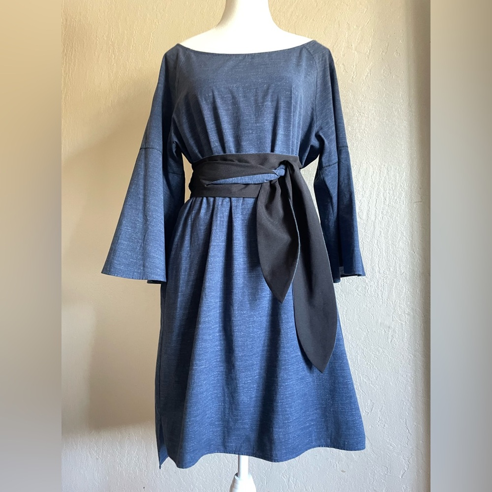 Halston poplin dress